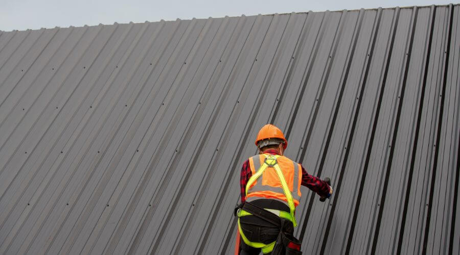 Professional metal roof installation services in Ute, IA
